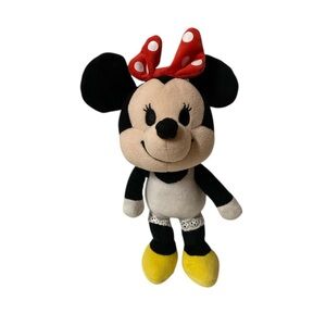 Minnie Mouse NuiMOs Plush Disney Stuffed Animal Posable Doll Toy Embroidered Eye